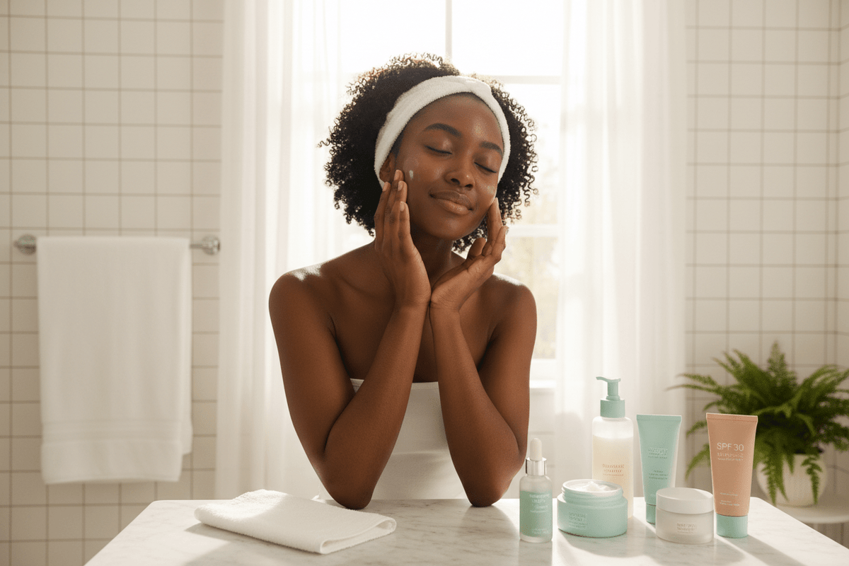 Skincare for Melanin-Rich Skin: A Simple Routine