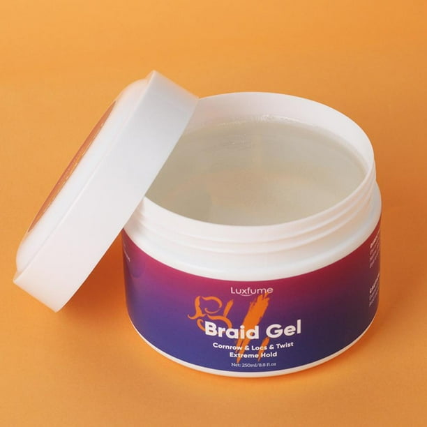 Luxfume Braid Gel Extreme Hold for Cornrows, Locs & Twist - 250ml