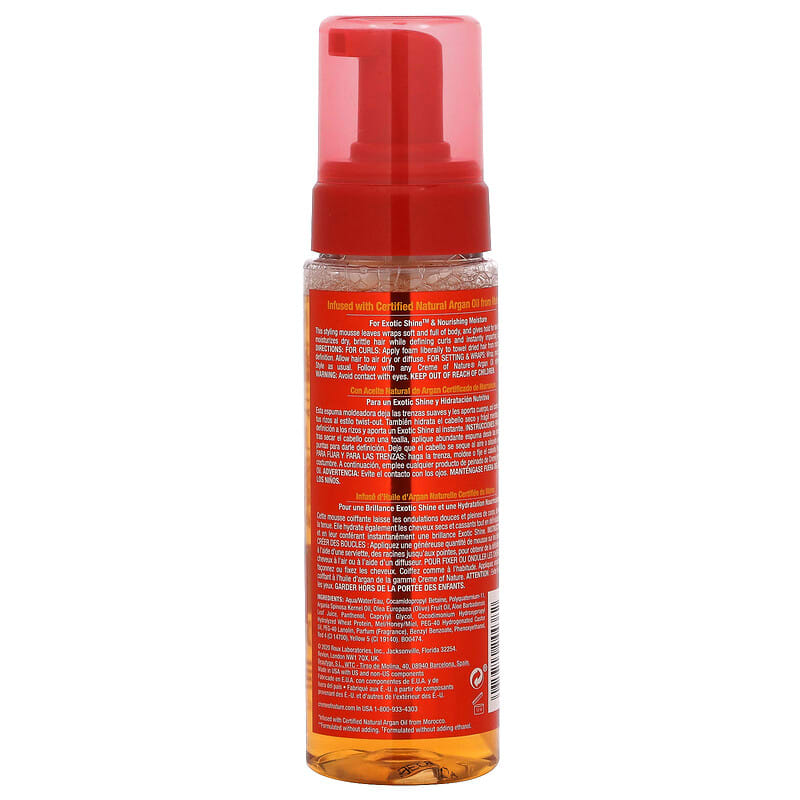CREME OF NATURE Argan Oil Foaming Mousse (7oz)