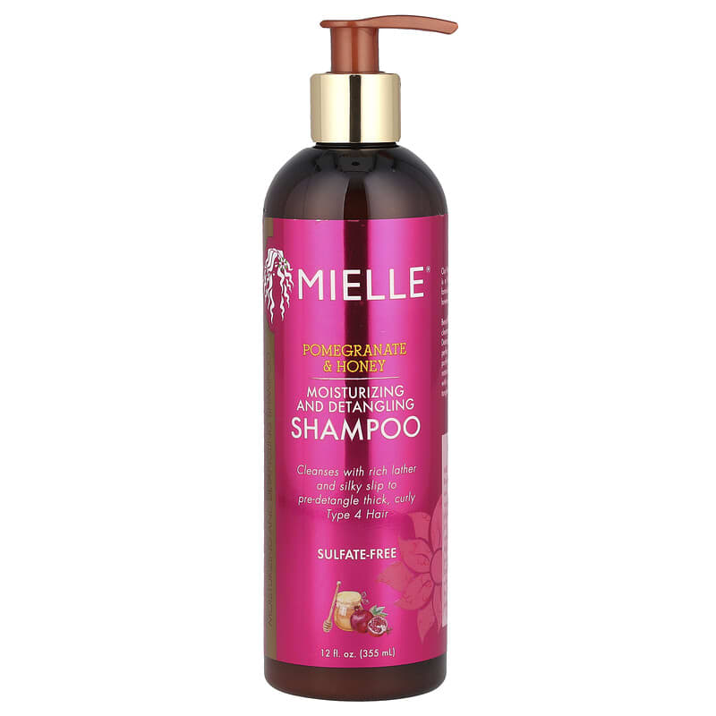 MIELLE Pomegranate & Honey Moisturizing & Detangling Shampoo (12oz)