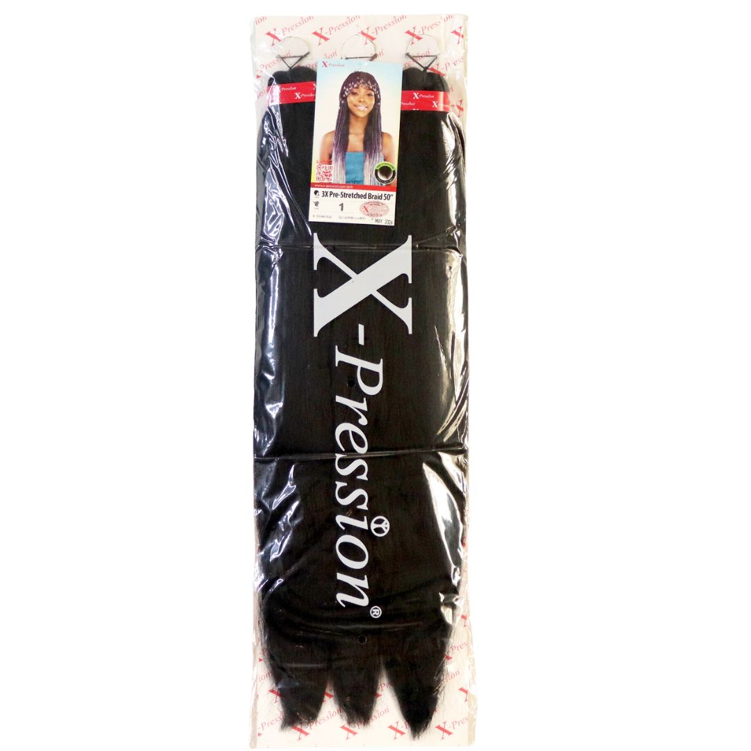 X-Pression Prestretched 3X Braiding Hair Extension - 50"