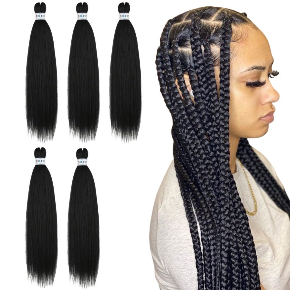 26 Inches Long Easy Braid Synthetic Hair Extensions 3.2 oz (90g)
