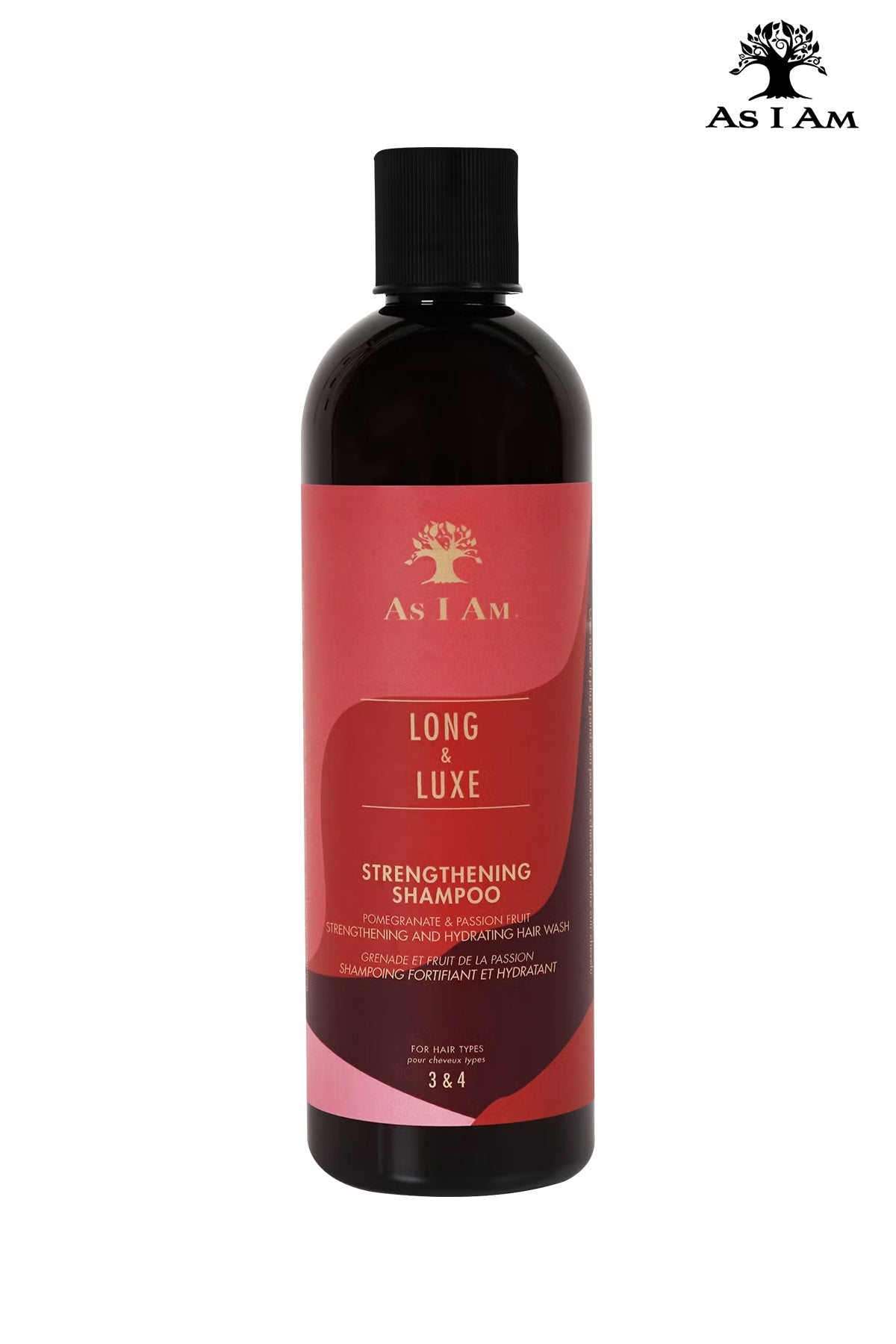 AS I AM Long and Luxe Strengthening Shampoo (12oz)