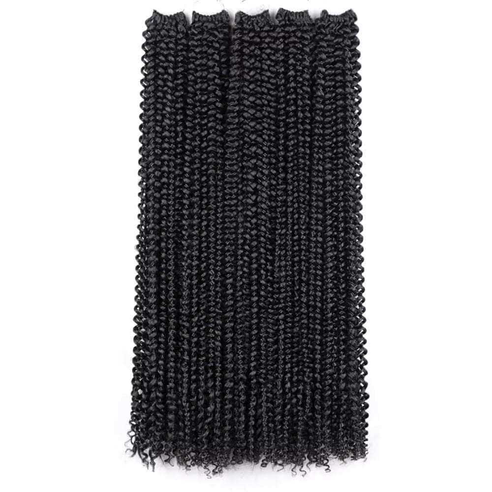 24 inch Passion Twist Water Wave Crochet Braids Synthetic Braiding Hair Extensions - 110g - Celegant Beauty