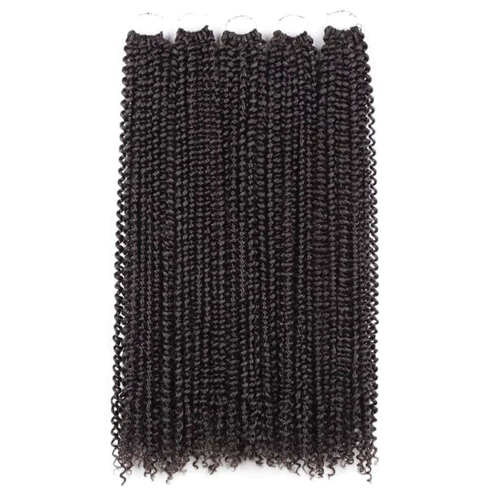 24 inch Passion Twist Water Wave Crochet Braids Synthetic Braiding Hair Extensions - 110g - Celegant Beauty