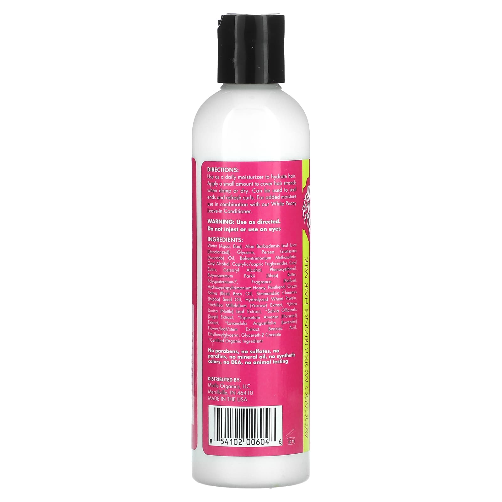 MIELLE Avocado Moisturizing Hair Milk (8oz)