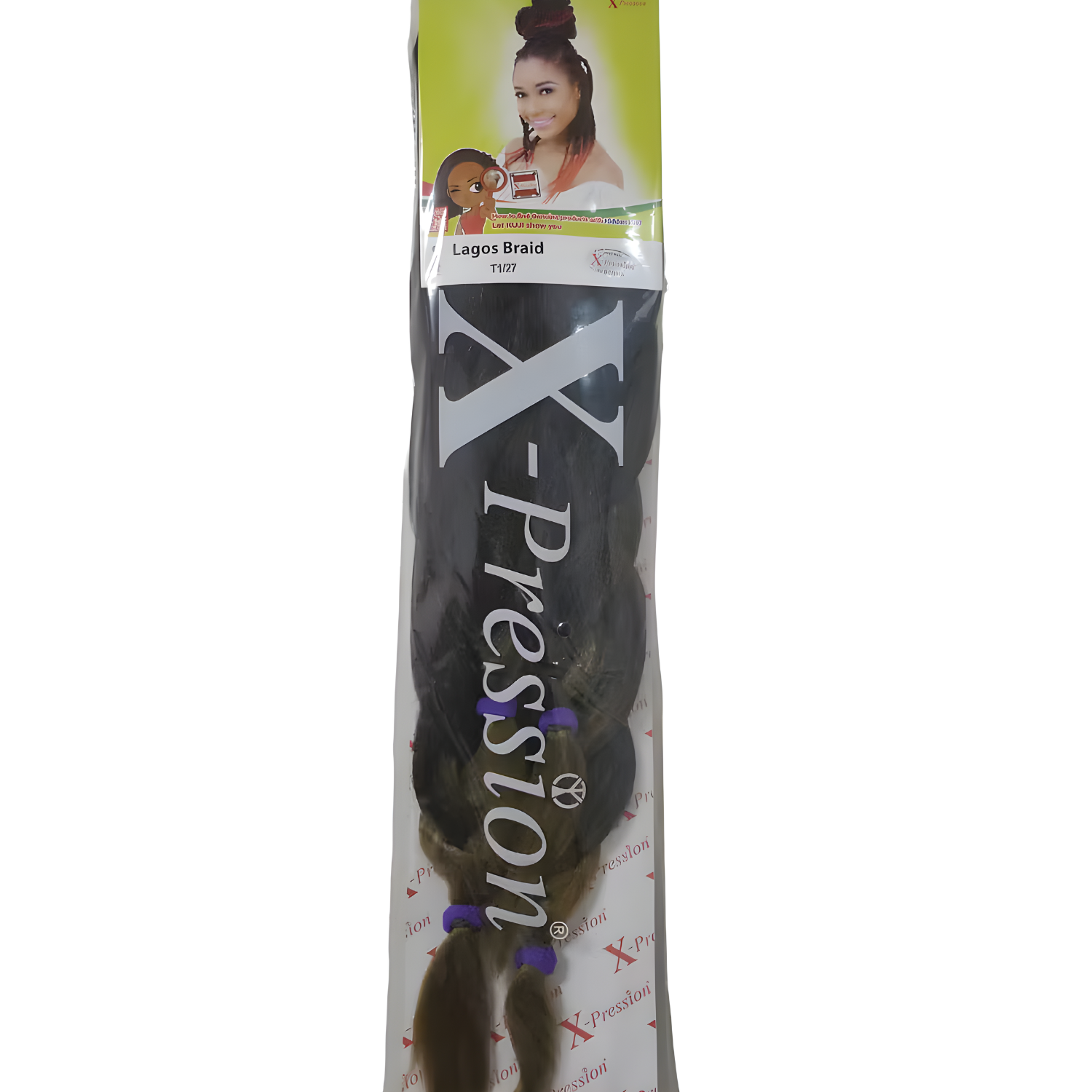 X-Pression Lagos Braid Pre Stretched Braiding Hair Extension 42" & 46" - 170g
