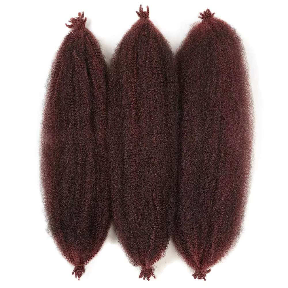 30 Inch Pre-Separated Springy Afro Twist Hair for Distressed Soft Locs Long Marley Twist Braiding Hair - 115g - Celegant Beauty