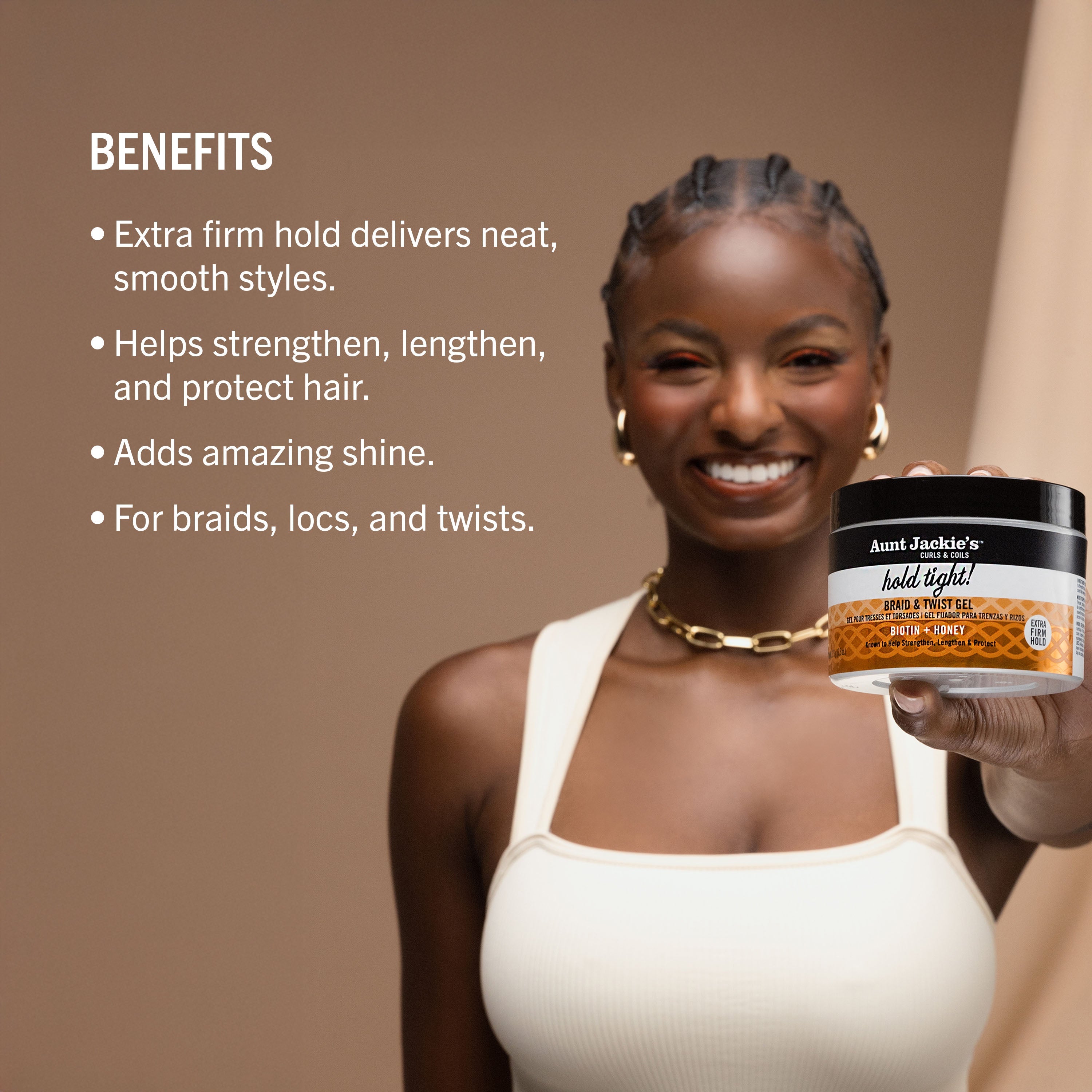 AUNT JACKIE'S Hold Tight Braid & Twist Extra Firm Gel (7.5oz)