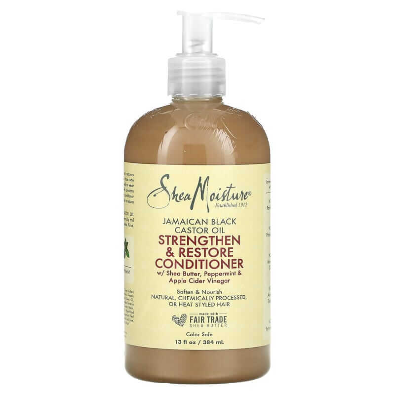 SheaMoisture, Jamaican Black Castor Oil Strengthen & Restore Conditioner, 13oz - Celegant