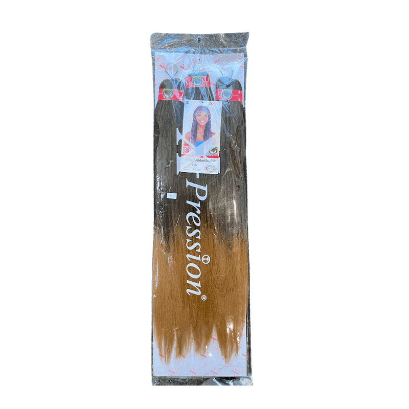 50" X-Pression Prestretched 3X Braiding Hair Extension - 240g in packaging for beautiful, effortless braids.