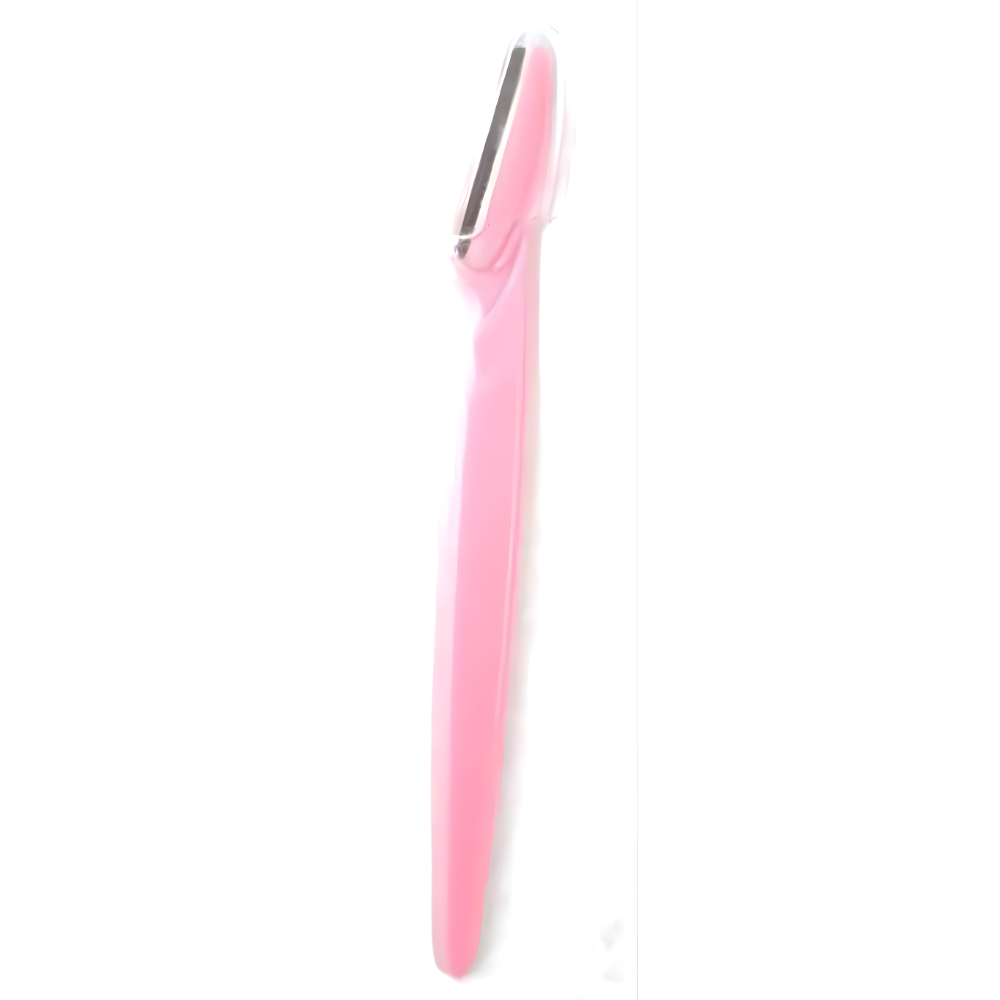 ANNIE Professional Eyebrow Shaper in pink, perfect for precise eyebrow and facial hair grooming.