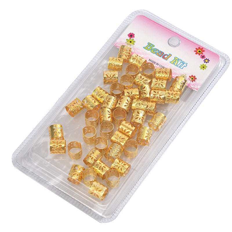 40 Pcs Dreadlocks DIY Hair Accessories For Decoration Ring Cuffs Clips - Celegant Beauty