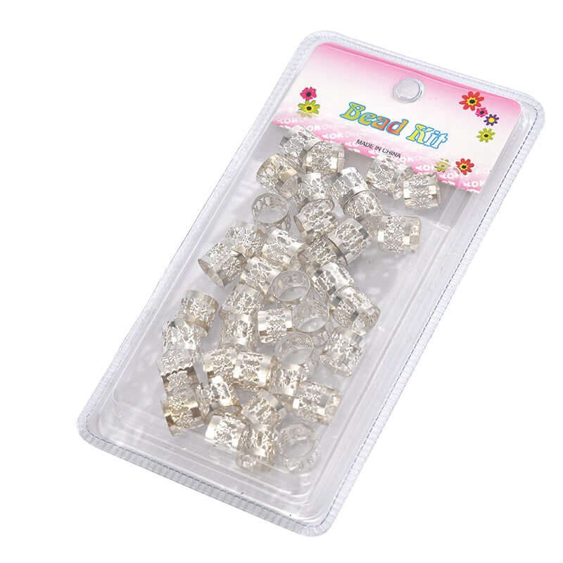 40 Pcs Dreadlocks DIY Hair Accessories For Decoration Ring Cuffs Clips - Celegant Beauty