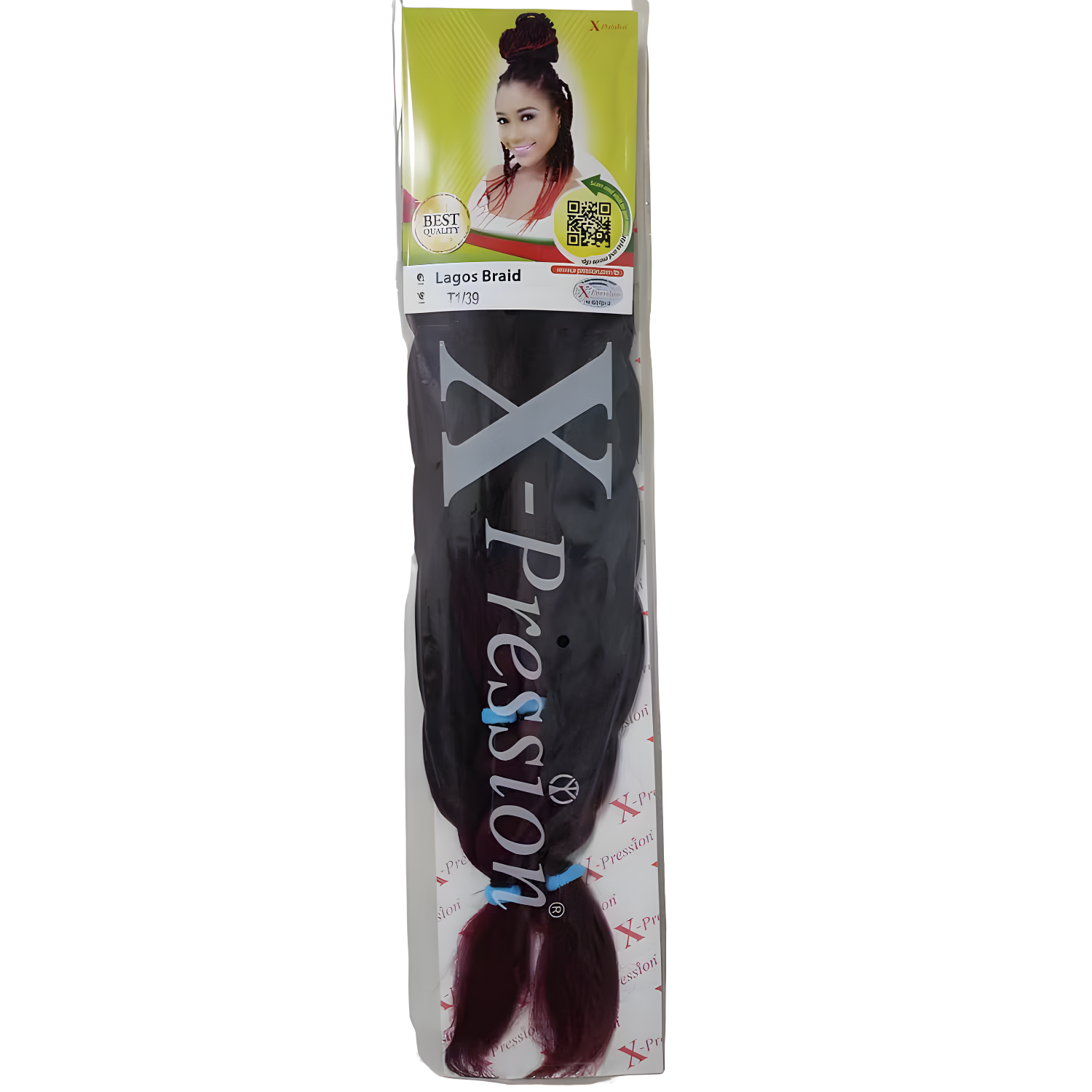 X-Pression Lagos Braid Pre Stretched Braiding Hair Extension 42" & 46" - 170g