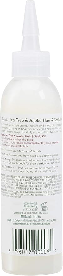 CANTU Tea Tree & Jojoba Hair & Scalp Oil (6oz)