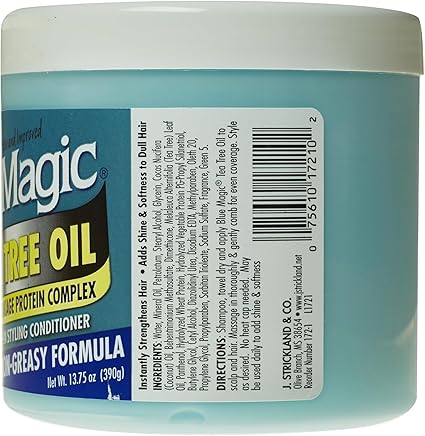 BLUE MAGIC Tea Tree Oil Leave In Styling Conditioner (13.75oz)