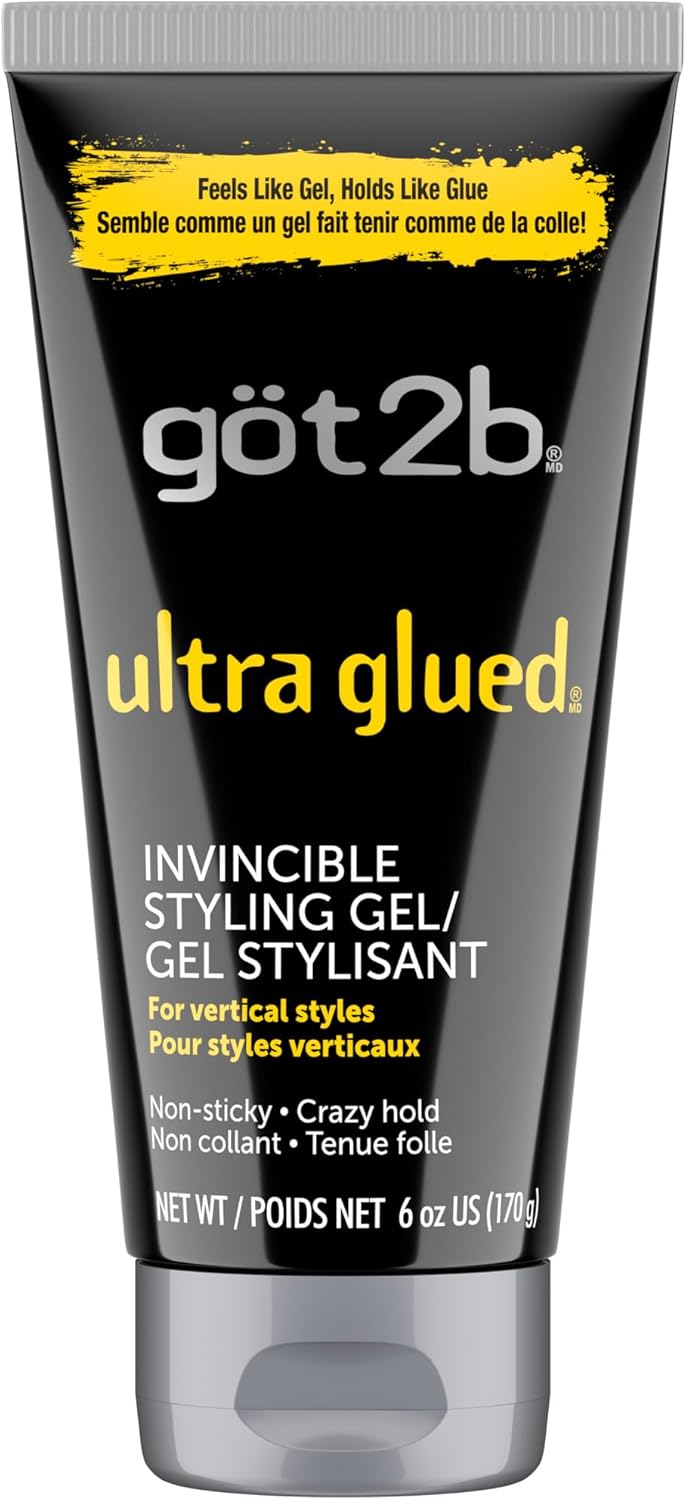 GOT2B Ultra Glued Styling Gel [Black] (6oz)