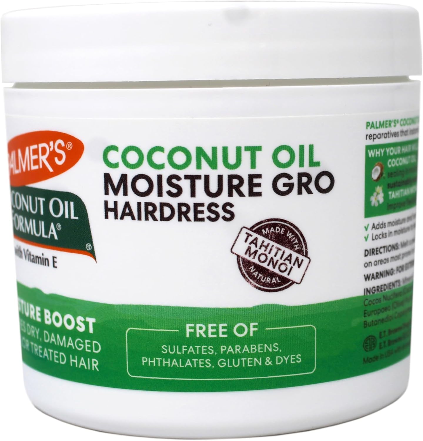 PALMER'S Coconut Oil Moisture Gro Hairdress (5.25oz)