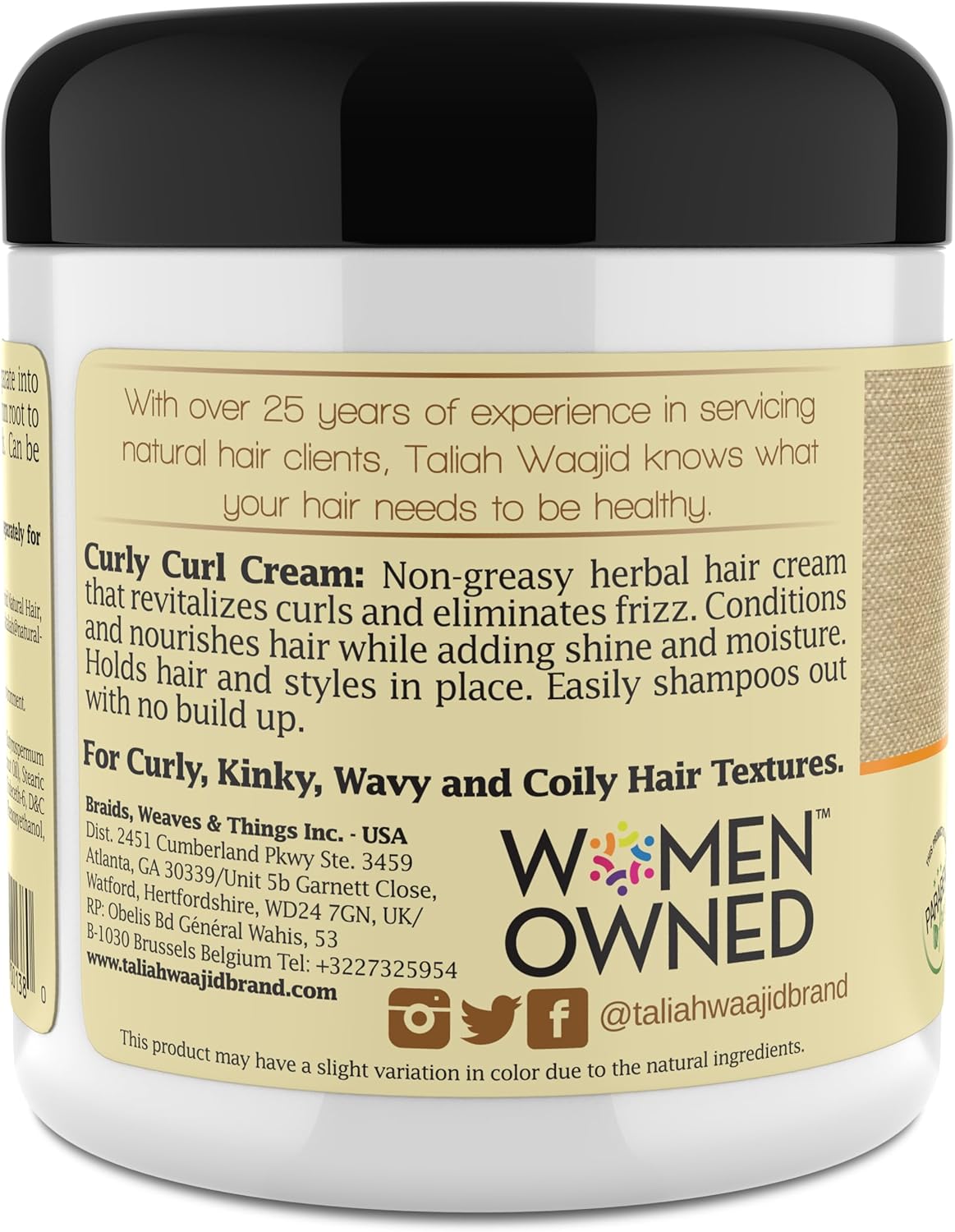 TALIAH WAAJID Curly Curl Cream