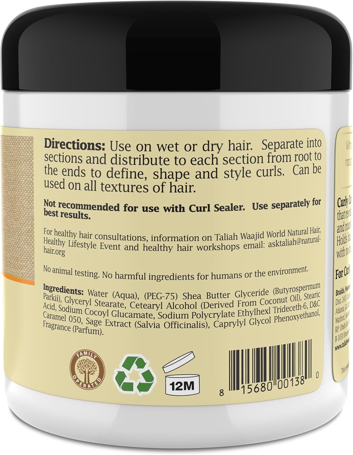 TALIAH WAAJID Curly Curl Cream