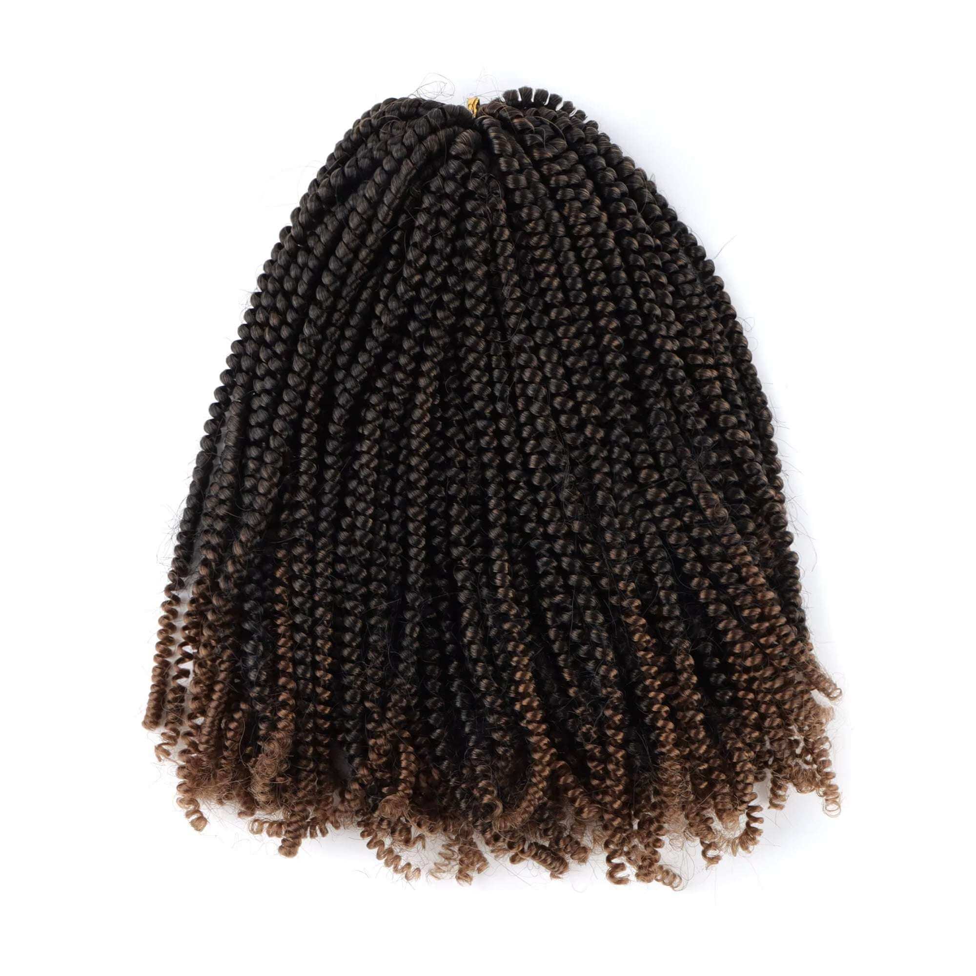 10" Afro EZ Twist springy Hair Extensions - 130g for natural texture and effortless style.