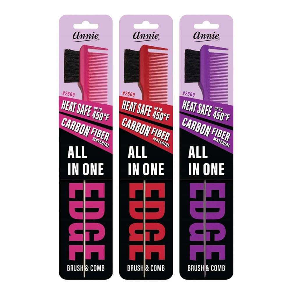 ANNIE All In One Edge Brush and Comb - Celegant Beauty