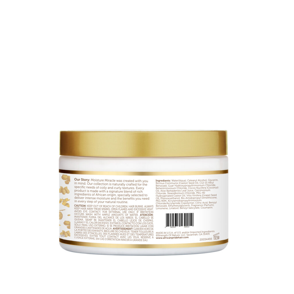AFRICAN PRIDE Moisture Miracle Aloe & Coconut Oil Deep Conditioner (12oz)
