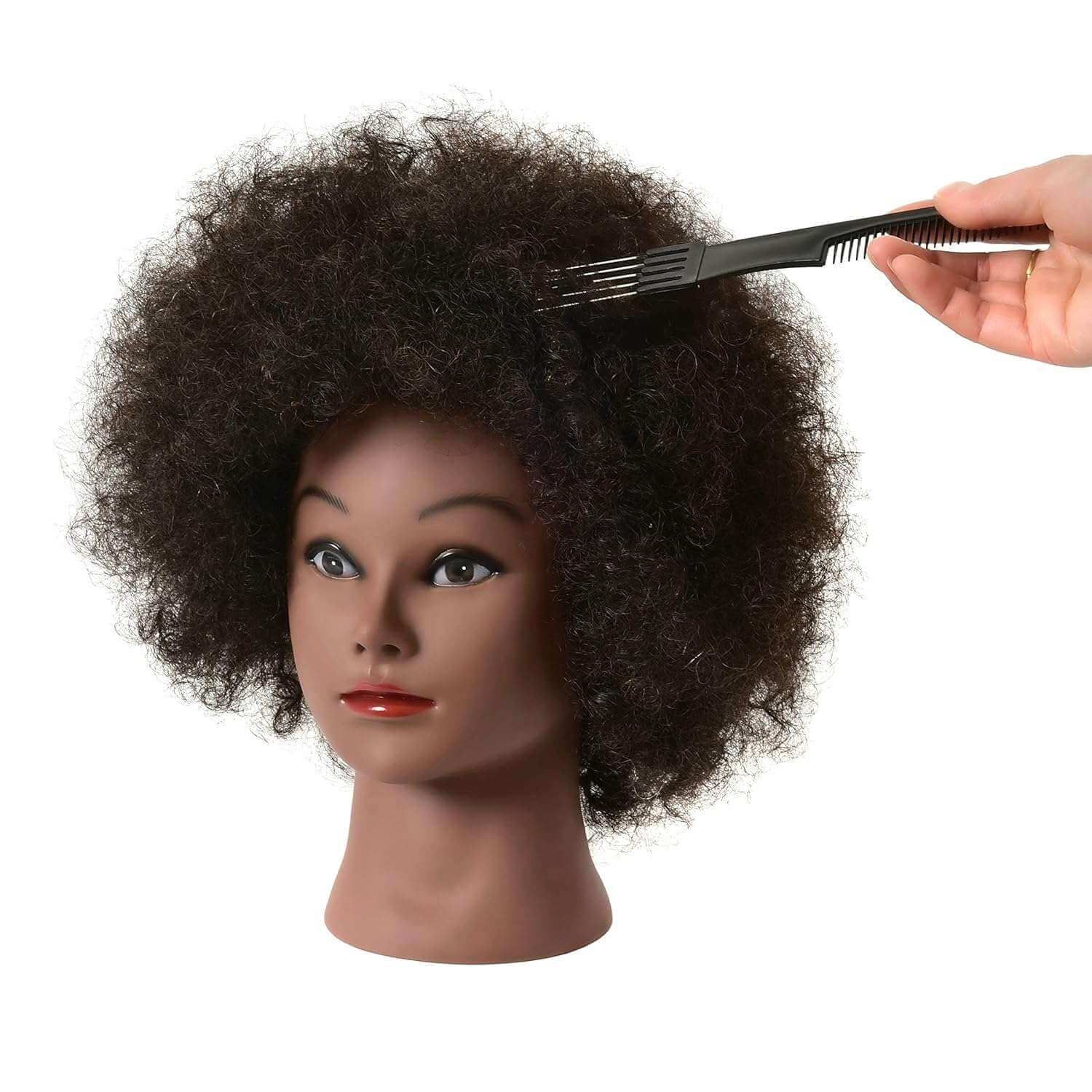 Afro Mannequin Head Practice Training Head for braiding practice - Celegant Beauty