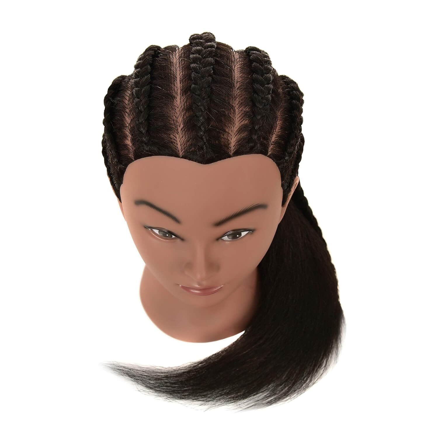 Afro Mannequin Head Practice Training Head for braiding practice - Celegant Beauty