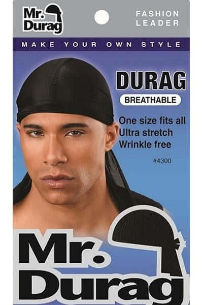 Annie Mr. Durag Solid Durag Black - Celegant Beauty
