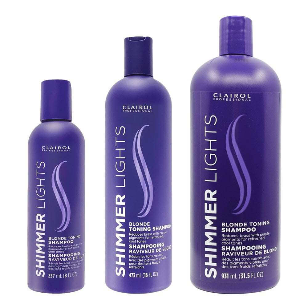 Clairol Professional Shimmer Lights Shampoo Blonde and Silver - Celegant Beauty