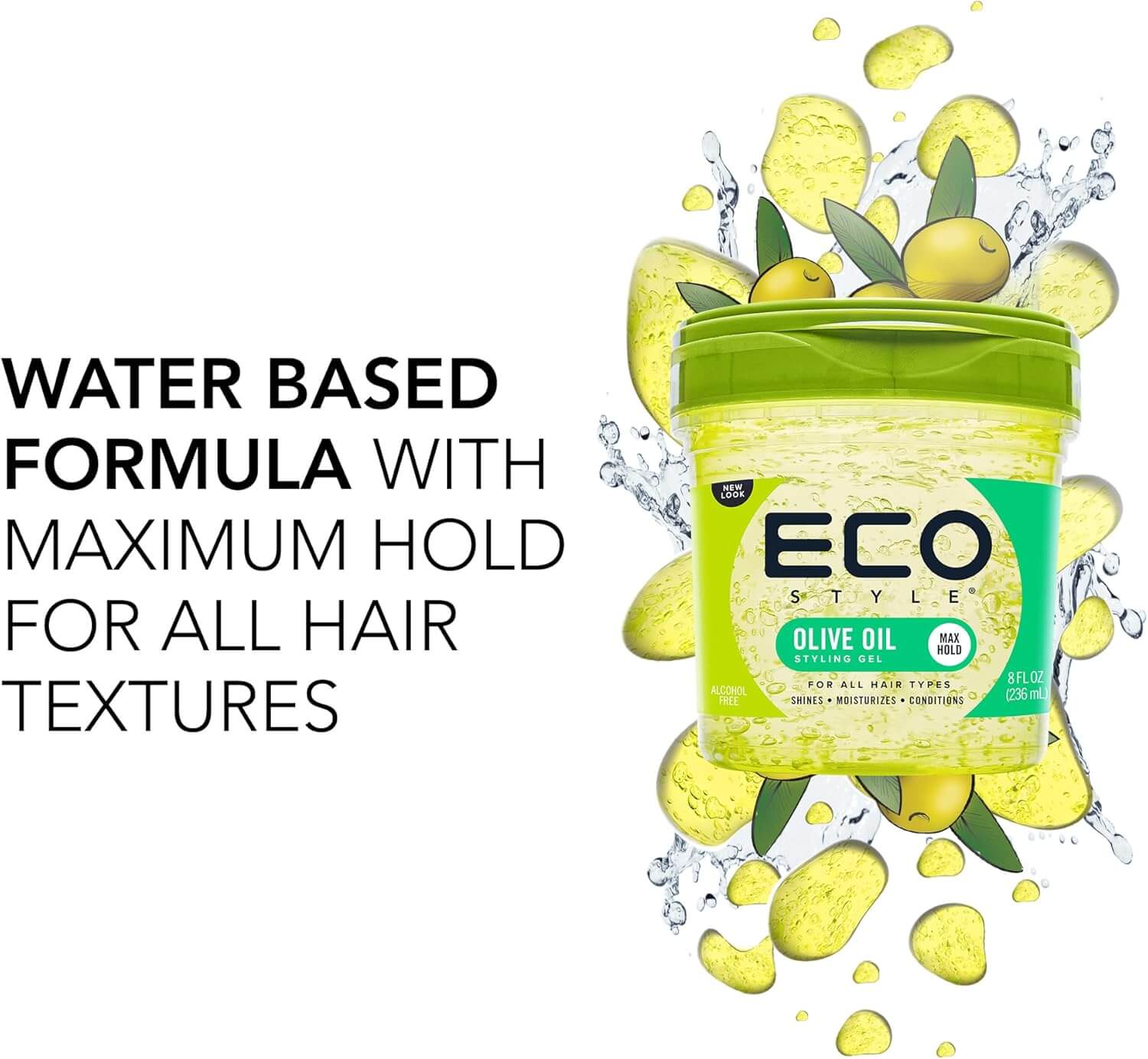 Ecoco ECO Professional Olive Oil Styling Gel - Celegant Beauty