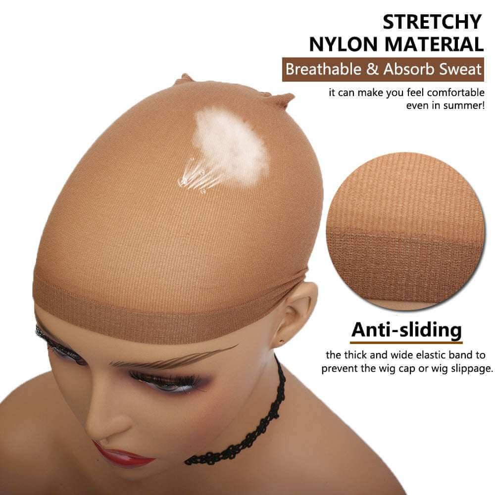 Elastic Stretchy Stocking breathable nylon wig caps - Celegant Beauty