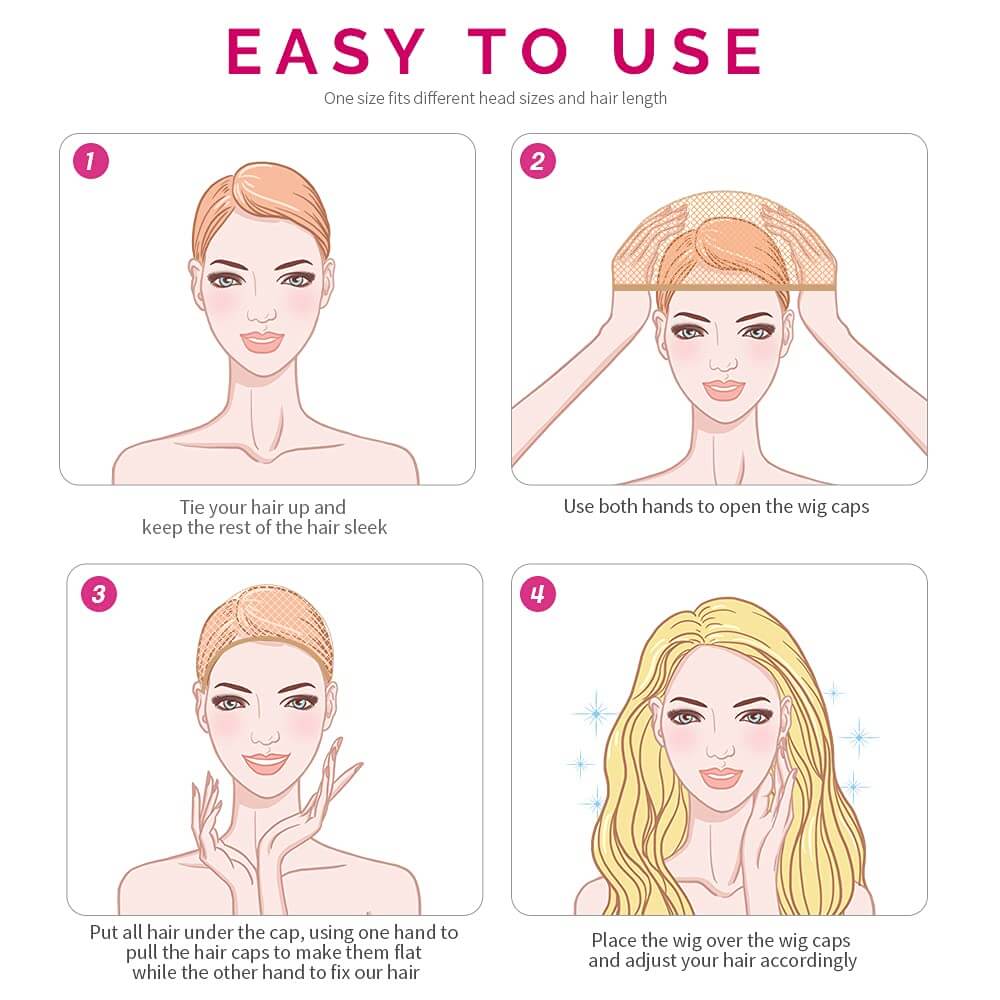 Elastic Stretchy Stocking breathable nylon wig caps - Celegant Beauty