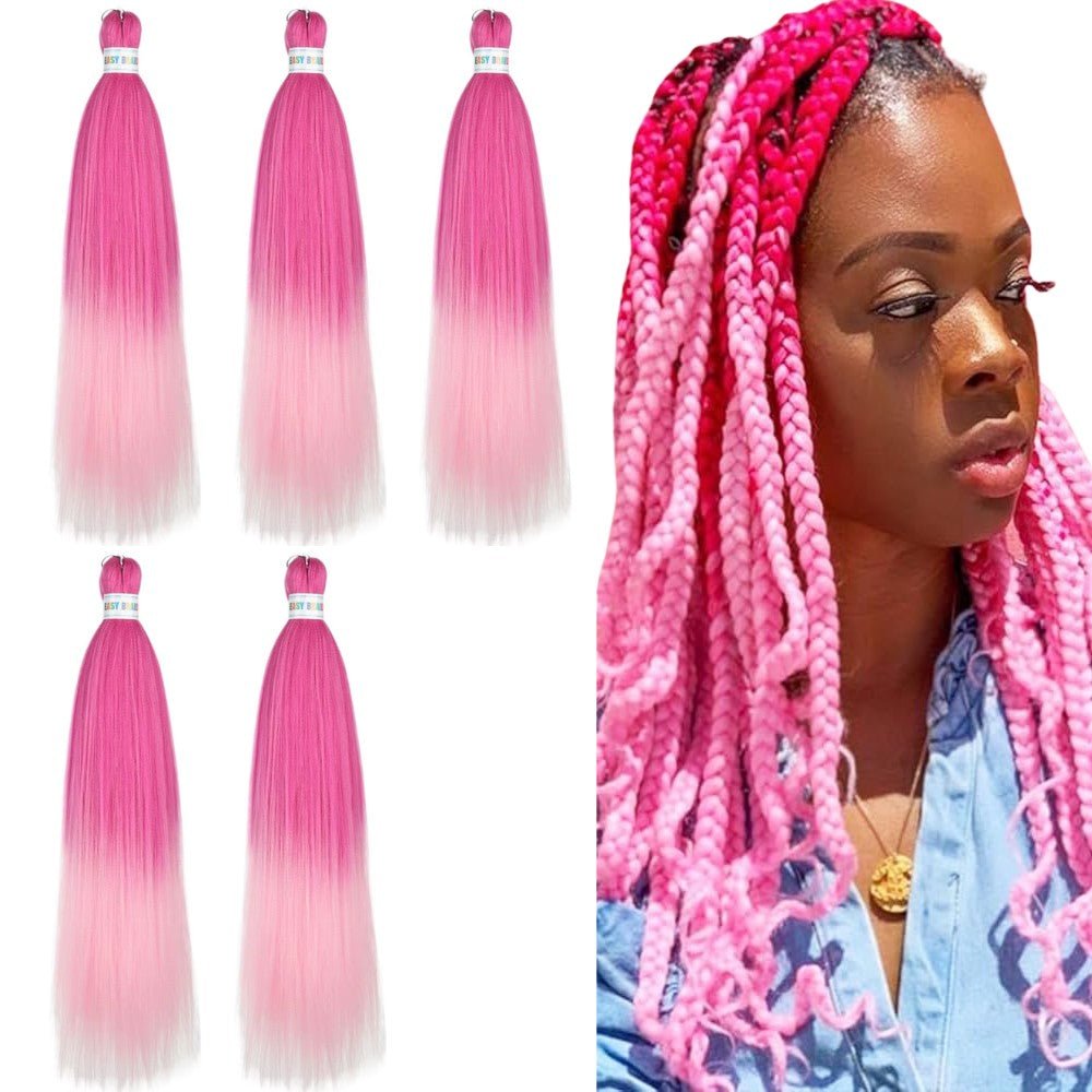 26 Inches Long Easy Braid Synthetic Hair Extensions 3.2 oz (90g)