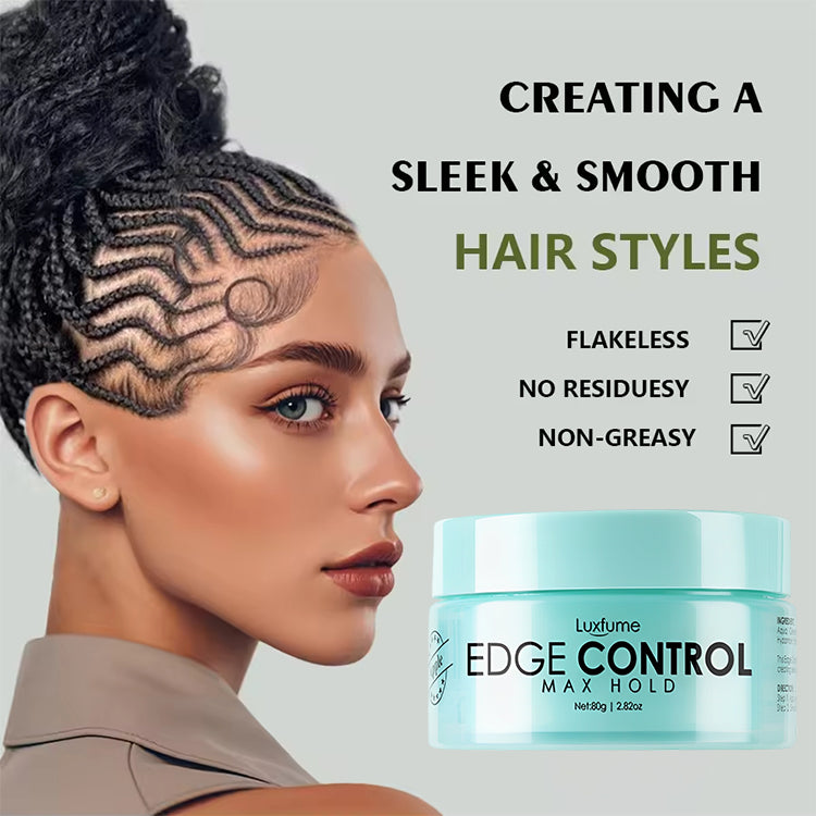 Luxfume Apple Clear Edge Control Gel - MAX HOLD - 2.82oz/80g