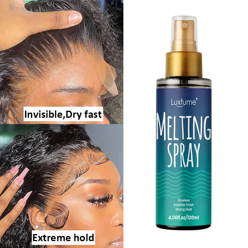 Luxfume  Strong Hold Lace Wig Melting Spray - 4.06oz