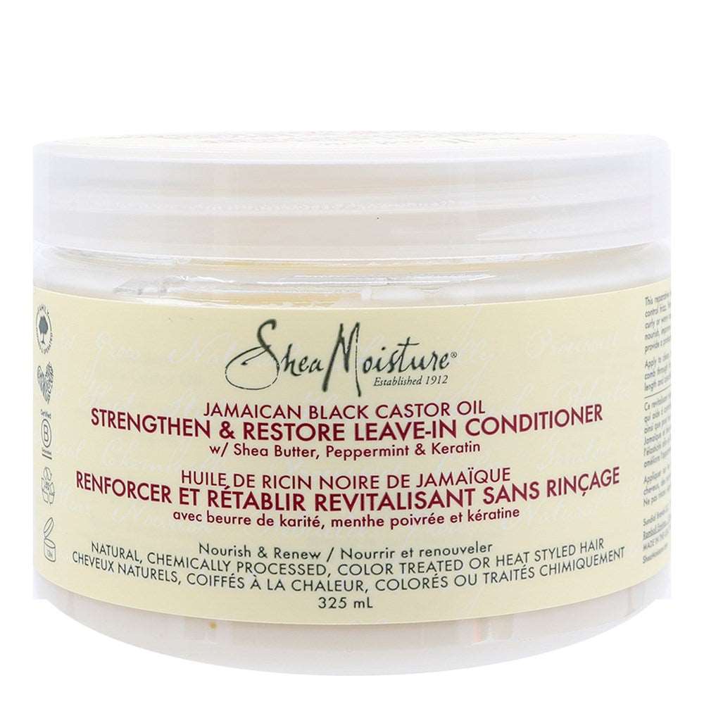 SHEA MOISTURE Jamaican Black Castor Oil Leave-In Conditioner (11oz) - Celegant