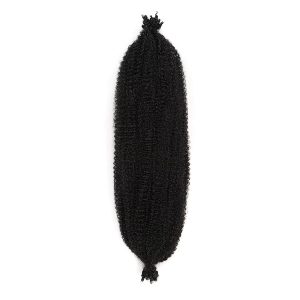30 Inch Pre-Separated Springy Afro Twist Hair for Distressed Soft Locs Long Marley Twist Braiding Hair - 115g
