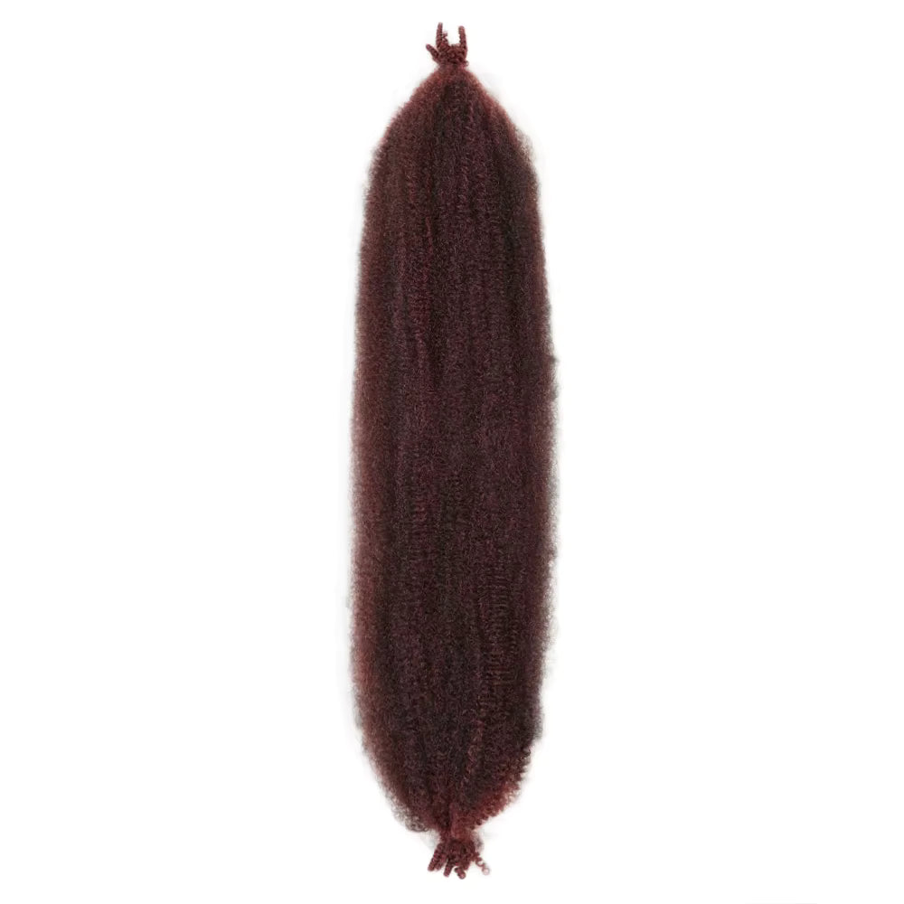 30 Inch Pre-Separated Springy Afro Twist Hair for Distressed Soft Locs Long Marley Twist Braiding Hair - 115g