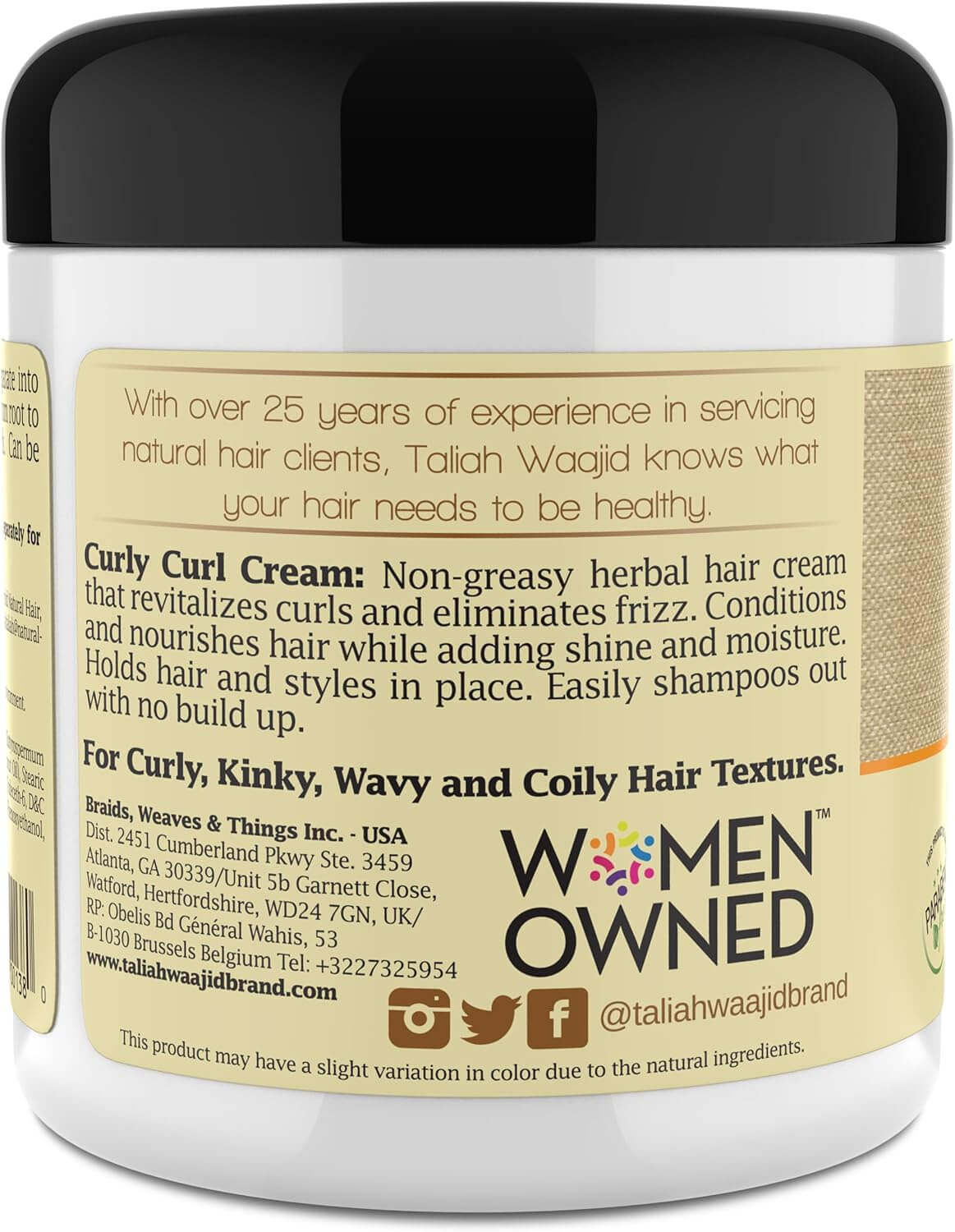 TALIAH WAAJID Curly Curl Cream - Celegant Beauty