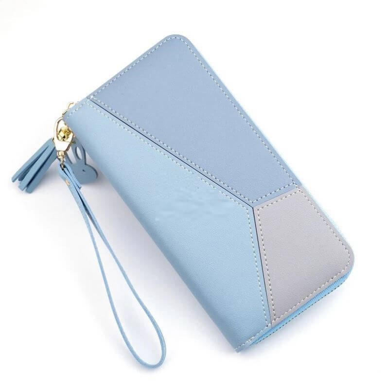 Women pink zipper wallet Purse and Card Holder - Celegant Beauty