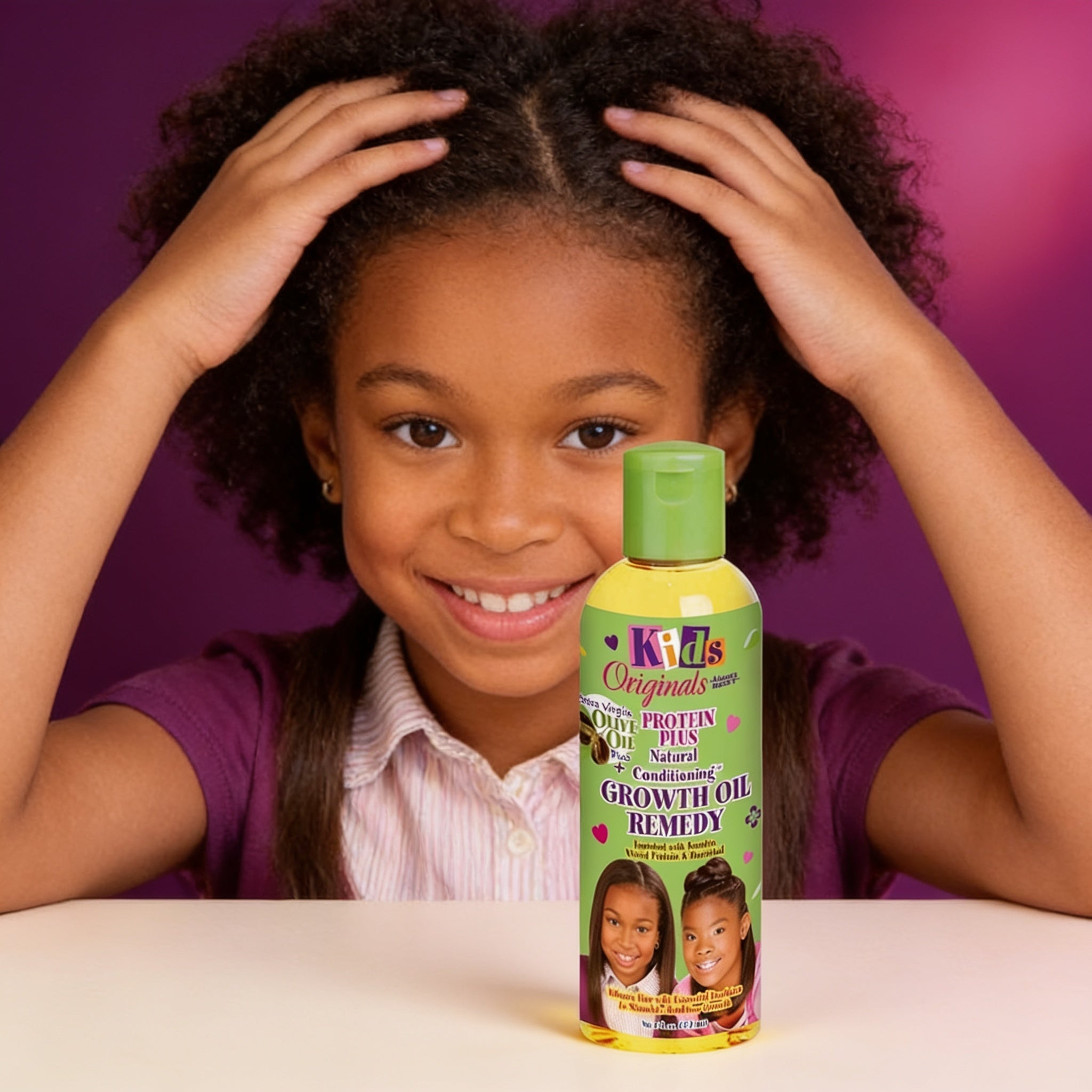 AFRICA'S BEST Kids Originals Growth Oil Remedy (8oz) - usage