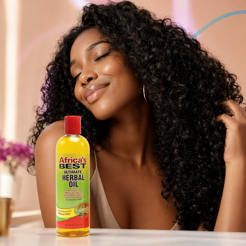 AFRICA'S BEST Ultimate Herbal Oil (8oz) - result