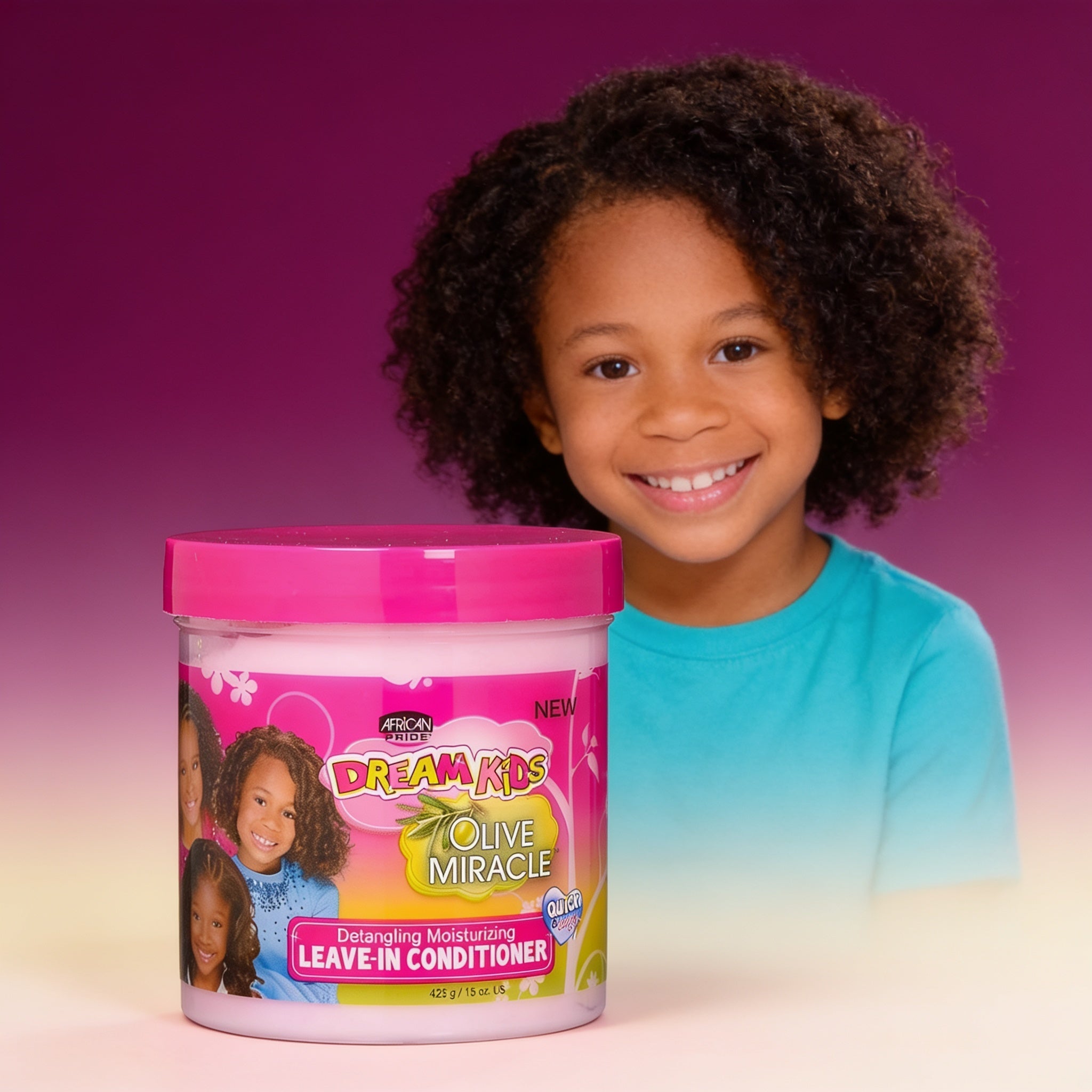 AFRICAN PRIDE Dream Kids Leave-In Conditioner (15oz) - result