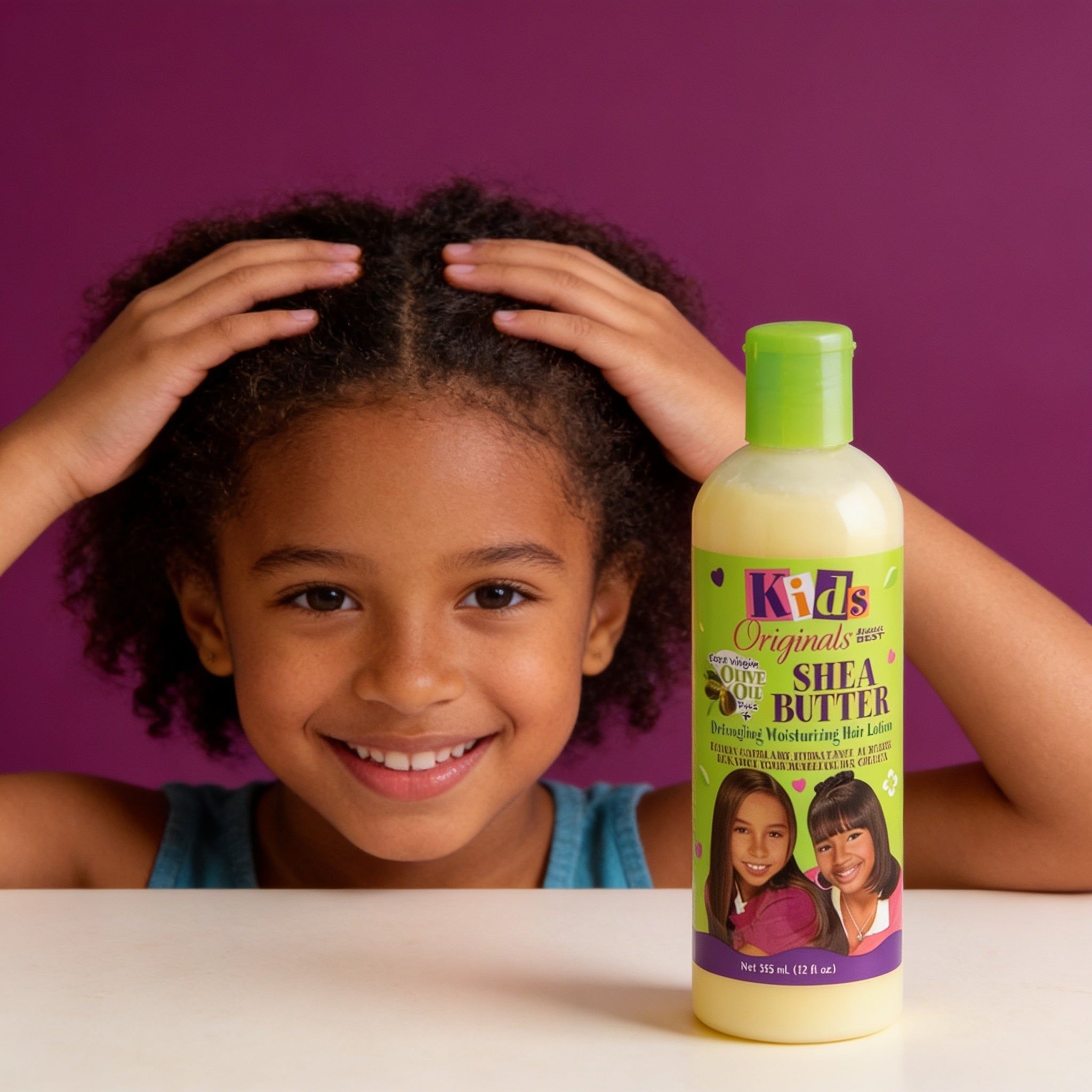 AFRICA'S BEST Kids Organics Shea Butter Detangling Lotion - usage
