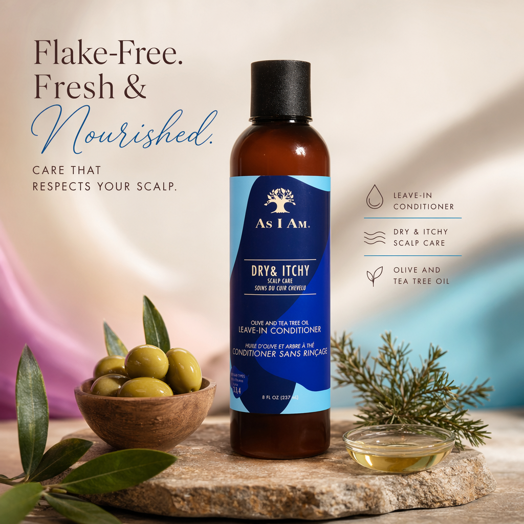 AS I AM Dry & Itchy Scalp Care Leave-In Conditioner (8oz) - benefit