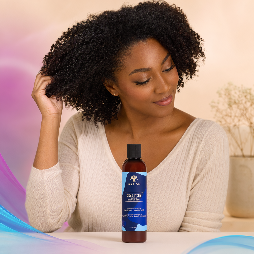 AS I AM Dry & Itchy Scalp Care Leave-In Conditioner (8oz) - result