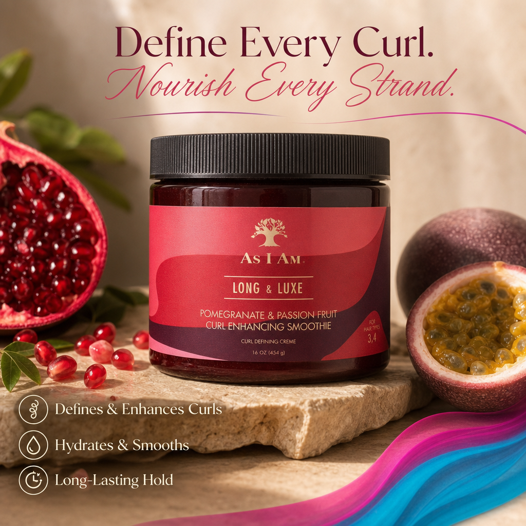AS I AM Long and Luxe Curl Enhancing Smoothie (16oz) - benefit